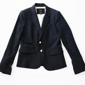 J. Crew Schoolboy Navy Wool Blazer Size 2
